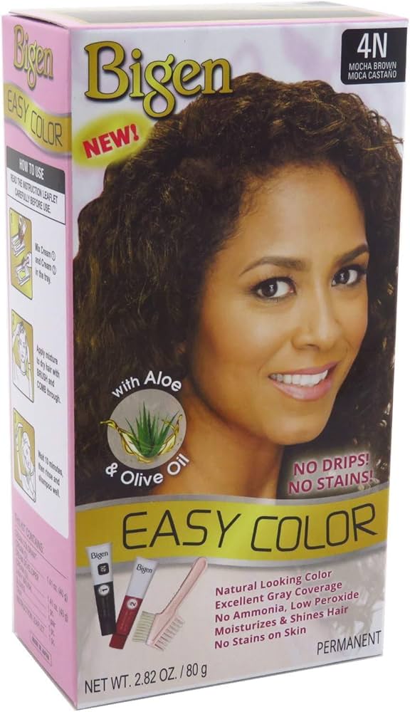 Amazon.com : Bigen Easy Color Permanent Hair Dye with Aloe & Olive